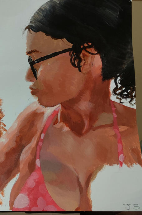 Acrylic painting